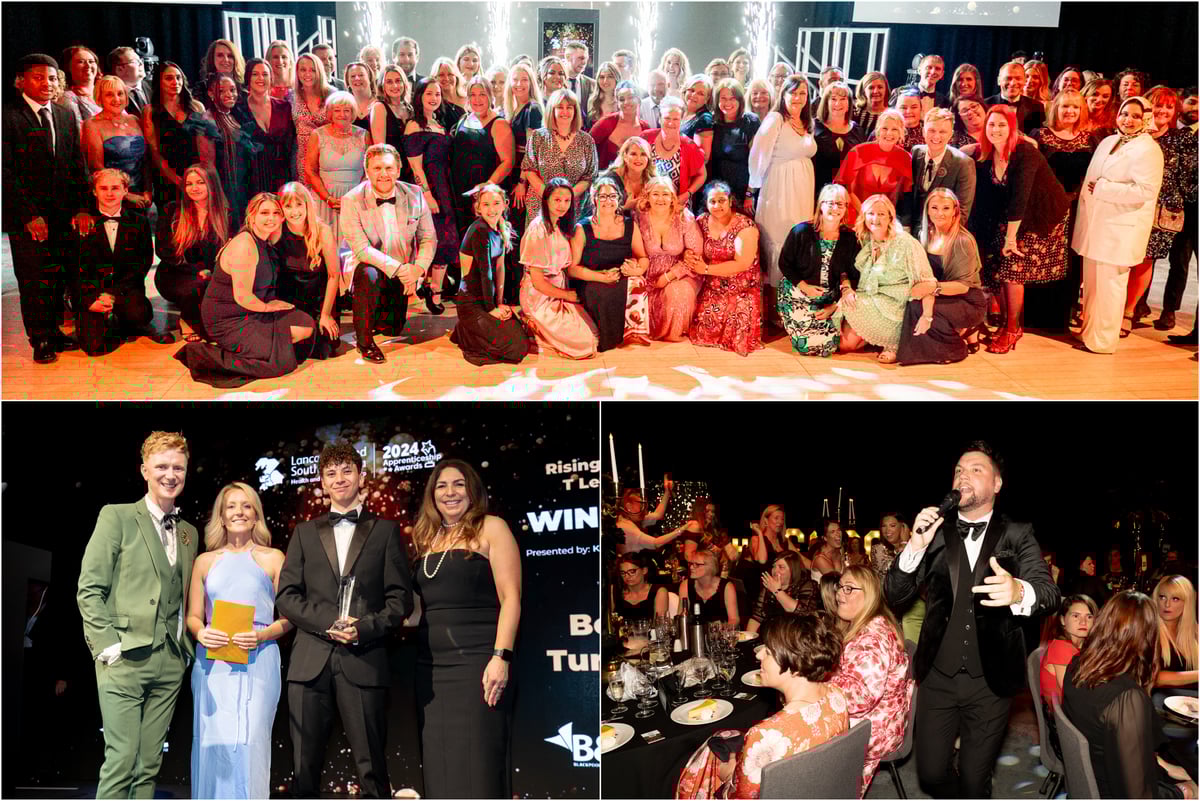 11 fabulous pictures from the NHS Apprenticeship Awards held at Blackpool's Winter Gardens
