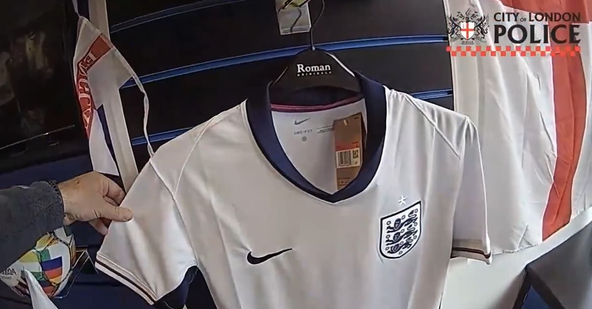 Video shows fake Euro 24 football shirts on sale as £98k of kit seized