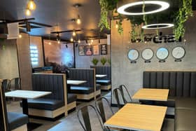 Inside the new 100-seat Chaiiwala drive-thru in Preston New Road, Mellor Brook