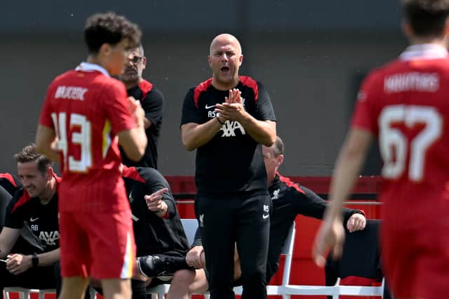 Arne Slot head coach of Liverpool
