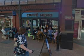 A charity box was stolen from a café at Houndshill Shopping Centre in Blackpool
