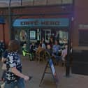A charity box was stolen from a café at Houndshill Shopping Centre in Blackpool