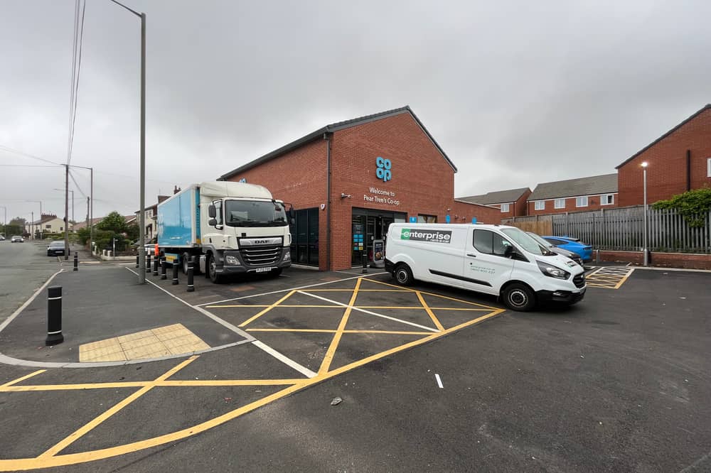 Preparations at the new Pear Tree Co-op