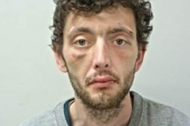 David Spencer was jailed after stealing iPads and hair products from a luxury city centre salon in Lancaster