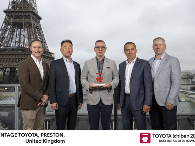 Vantage Toyota presented with top award at Paris Olympics 