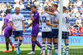 Preston North End's Liam Lindsay celebrates 