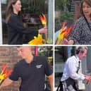 Roberts & Co Estate Agents in Preston compiled the video alongside many other businesses who can all be seen passing the paper-made colourful torch to one another.