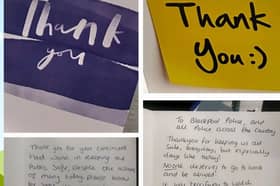Lancashire Police have thanked members of the public for sending them gifts and messages of support as they continue standing strong and fighting against the many riots and being attacked. 