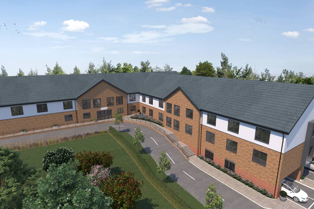 A look at what Wytham Lodge will look like after completion.