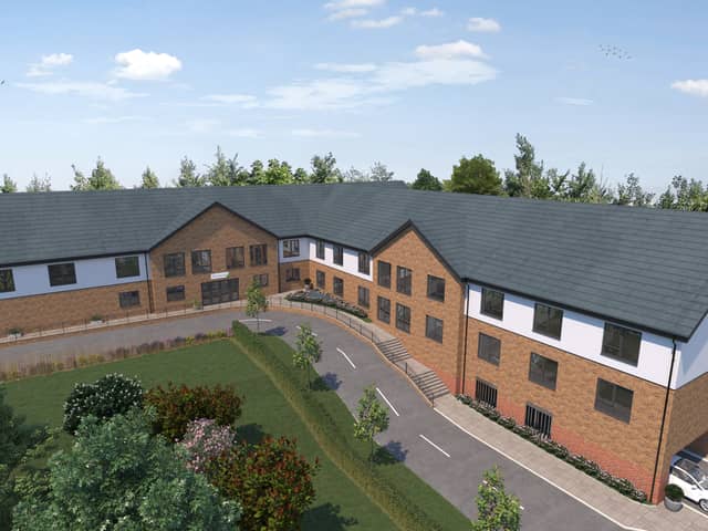 A look at what Wytham Lodge will look like after completion.