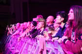 Front row fans on the fourth day of Rebellion Festival 2024. Photo; Darren Nelson