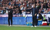 Ryan Lowe (R) said that any out of work manager would be interested in managing the ‘fantastic’ club that is Cardiff City. (Image: Getty Images)