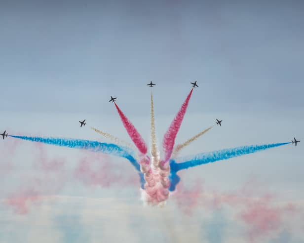 The 2024 Blackpool Airshow. The Red Arrows.
