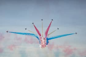 The 2024 Blackpool Airshow. The Red Arrows.