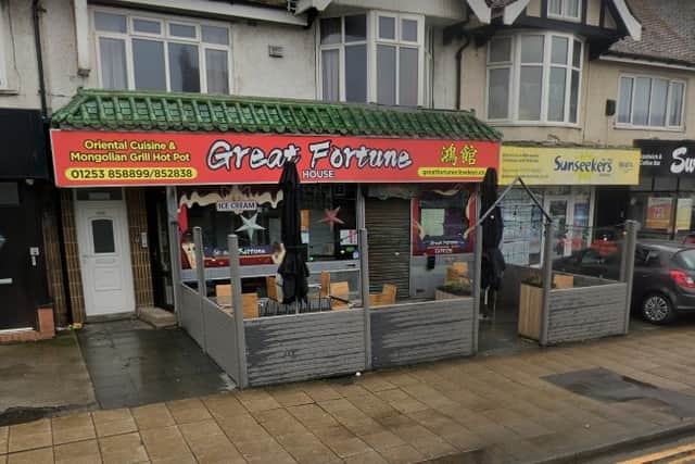 Food hygiene inspectors were horrified by what they saw in the kitchen of Great Fortune House in Cleveleys.