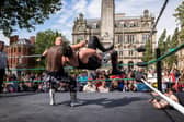 Popular wrestling star, Paul Yates at a previous event.