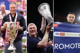 Preston North End's search for a new manager has begun. Ryan Lowe left on Monday, and several names have already been linked. (Paul Harding, Richard Heathcote and George Wood/Getty Images)