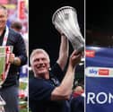 Preston North End's search for a new manager has begun. Ryan Lowe left on Monday, and several names have already been linked. (Paul Harding, Richard Heathcote and George Wood/Getty Images)