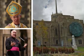 The Archbishops of Canterbury (top) and York (bottom) acknowledged the "concerning background" to the case of Canon Andrew Hindley, who worked in Blackburn diocese for thirty years. Credit: Google Maps and Getty