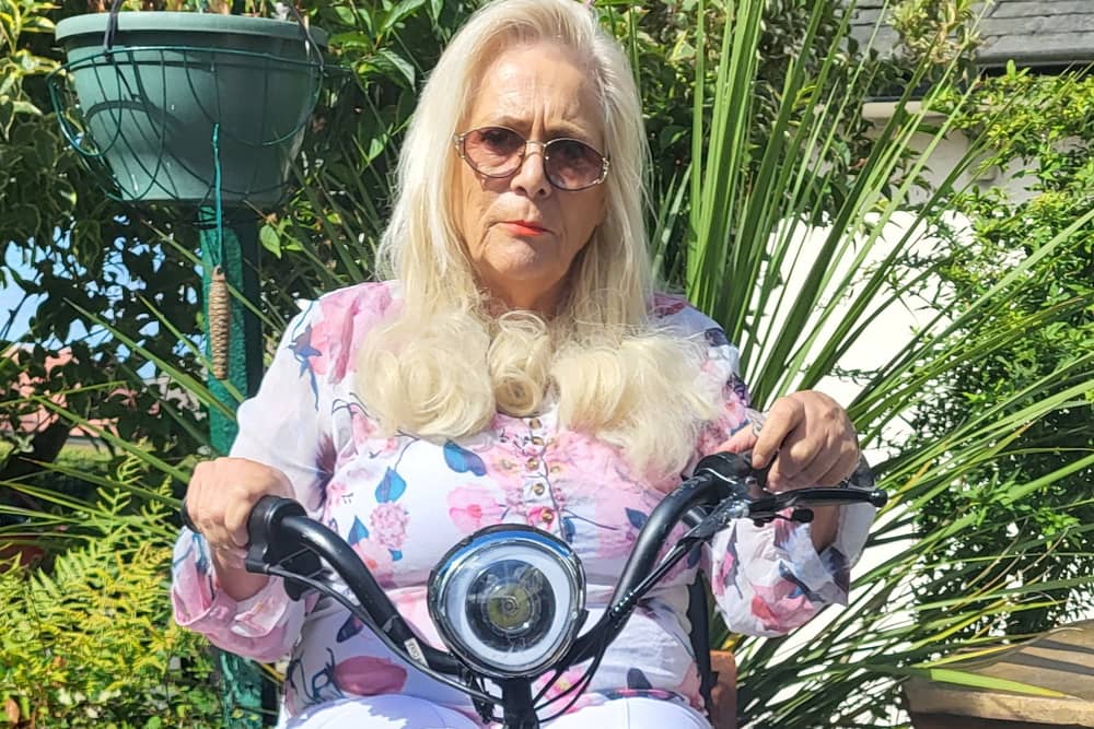 Susan Alty, 69, issued a warning after her electric scooter was banned from her Ryanair flight over fears it could "explode" mid-air