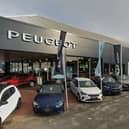 The Peugeot garage in Blackpool Road, Preston