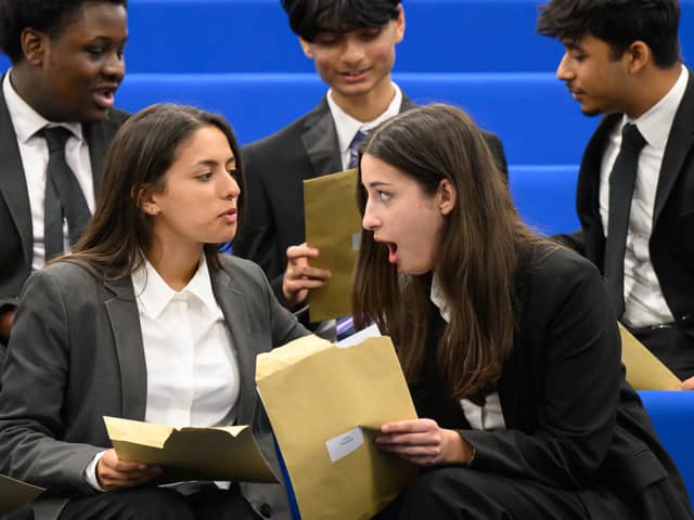 Grade boundaries are calculated after examiners see how well students did (Photo: Leon Neal/Getty Images)