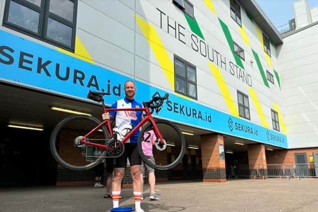 He'll spend the next nine months riding up and down the country to the other 22 away grounds the Lancashire club will visit in the Championship this season