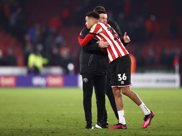 Paul Heckingbottom gave youngster Daniel Jebbison a chance at Sheffield United. The striker is now playing for AFC Bournemouth. (Photo by Naomi Baker/Getty Images)