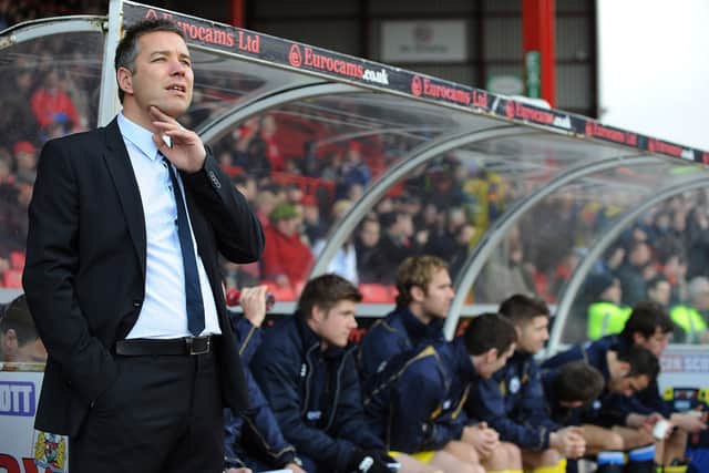 Darren Fergusn tasted defeat in his first game in charge of Preston North End. Bristol City raced in to an early lead and PNE never recovered. (Image: Photo by Christopher Lee/Getty Images)