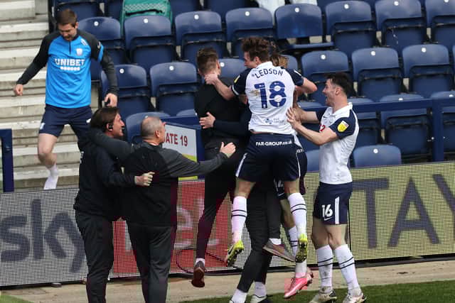 Brad Potts earned Preston North End a point in Frankie McAvoy's first game in charge. (Photo by Clive Brunskill/Getty Images)