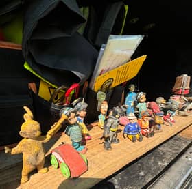 Toys rescued from the region's sewers