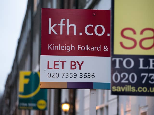 Houses to let (Credit: PA)