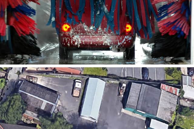 A new car wash and valeting business is hoping to open on  Bretherton Terrace in Leyland. Credit: Pixabay and Google Maps