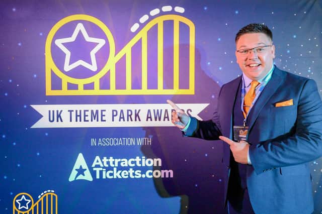 George Akid will be hosting the UK Theme Park Awards in September