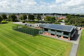 A look at the new 5-a-side pitch located at Stanley Sports Hub.