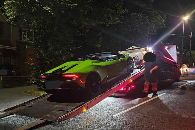 Supercar seized by Lancashire Police after driver reported for 'anti ...