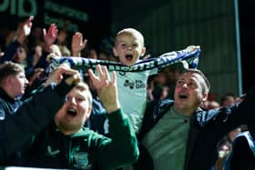 PNE fans at Harrogate