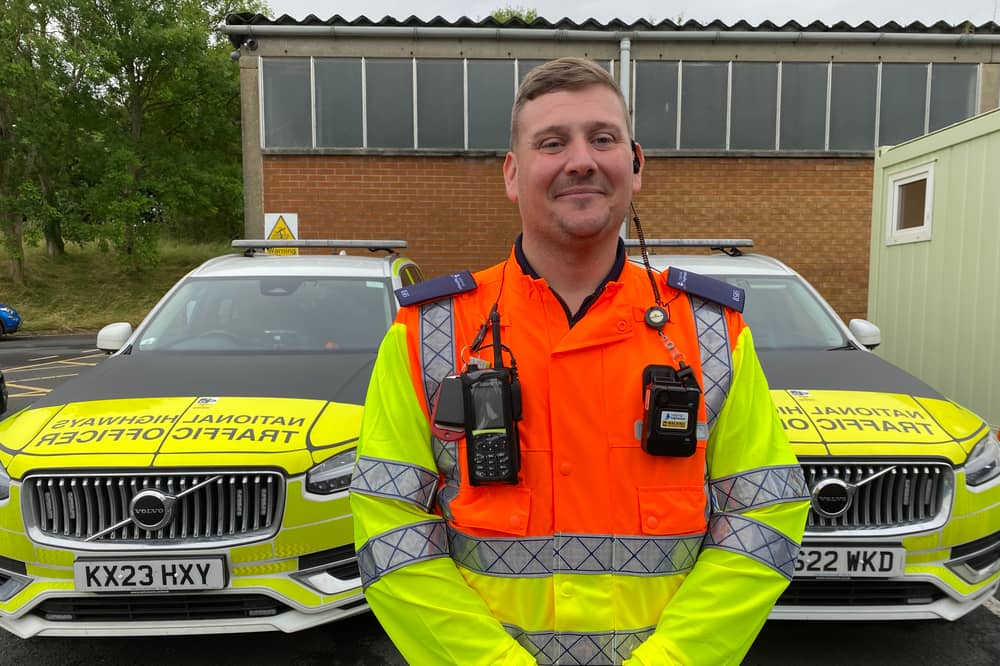 National Highways Traffic Officer Tony Neve.