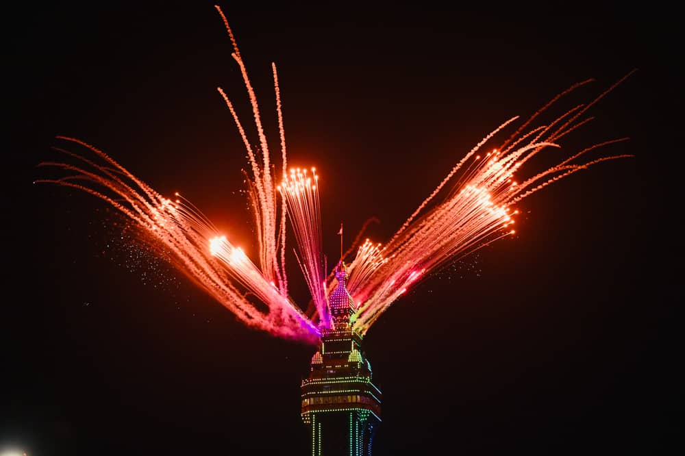 Blackpool Illuminations Switch on moment 2024