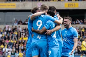 PNE players celebrate