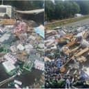 The M6 was closed for around 12 hours following a crash which injured seven people