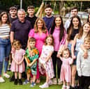 Sue and Noel Radford with some of their children