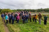 Mayor and Mayoress, Councillors, Prospects Group, residents and businesses at the site.