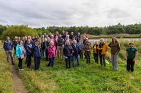 Mayor and Mayoress, Councillors, Prospects Group, residents and businesses at the site.