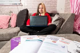 Evie Smith a Year 6 pupil at Kincraig Primary School in Bispham, went to school for the first day of the new term only to be told she would have to go home because of her hair style, she is now doing school work at home. 