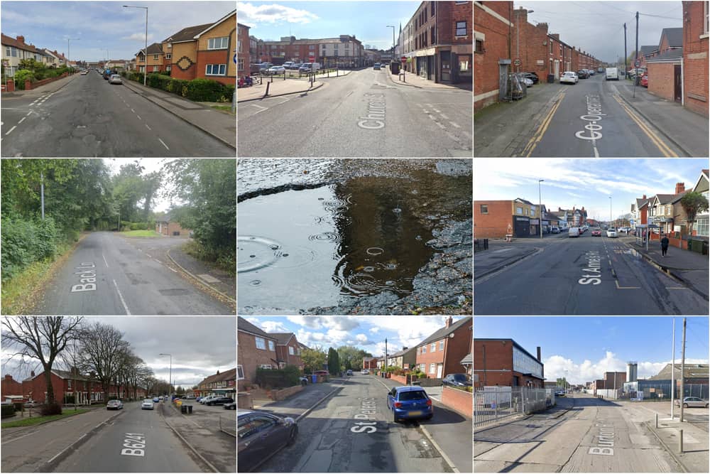 31 of the worst roads for potholes in Lancashire 