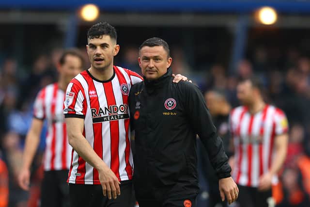 John Egan with Paul Heckingbottom