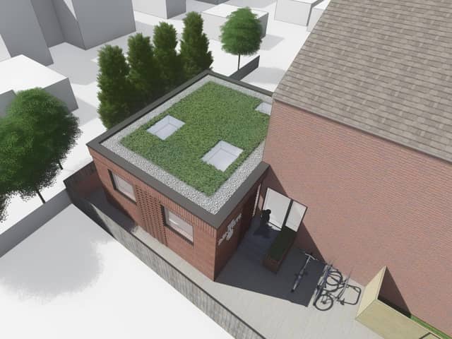 An artist's impression of the extension at The Dentist on Watling Street Road