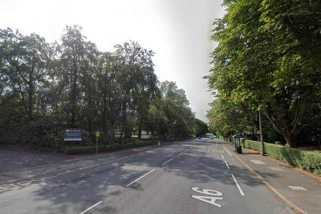 Police closed the A6 both ways between Regent Drive and Lytham Road while ambulance crews treated the casualty, aged in his 70s.