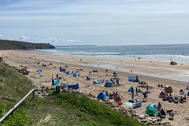Praa Sands beach. (Photo: Isabella Boneham)
